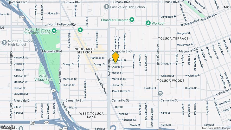 10935 Otsego St Map and Location Details