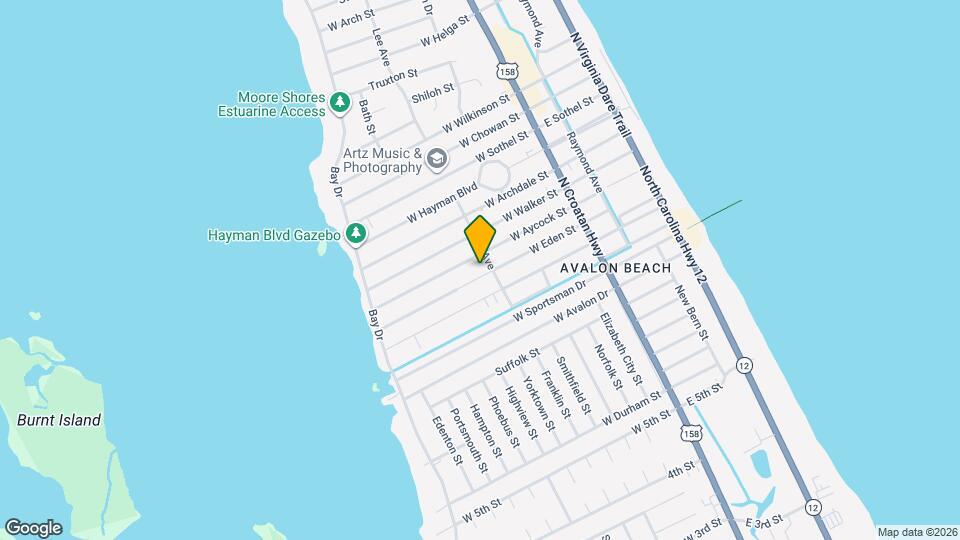 408 W Eden St Map and Location Details