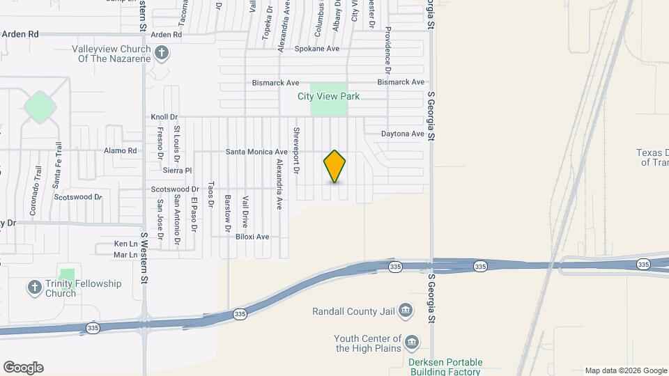 8301 Knoxville Dr Map and Location Details