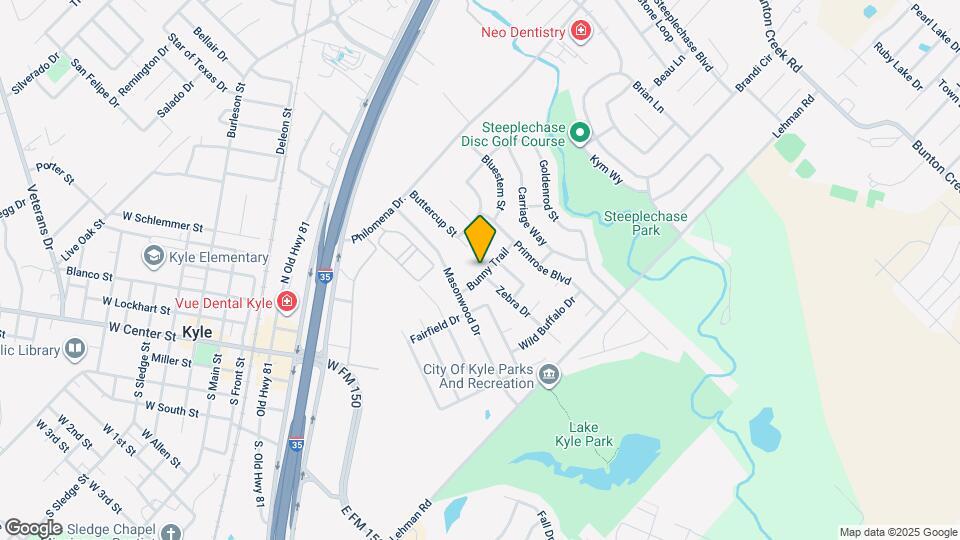 161 Bunny Trail Map and Location Details