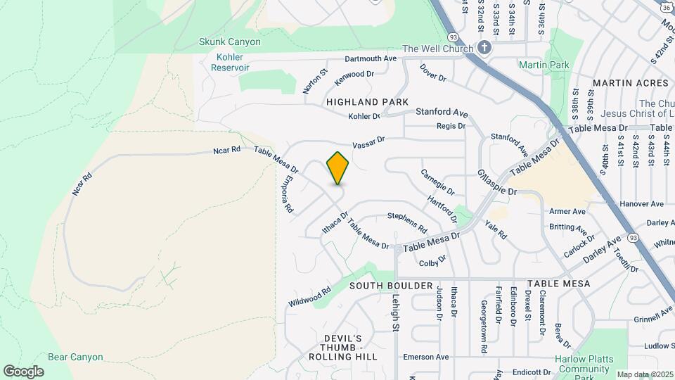 2240 Hillsdale Cir Map and Location Details