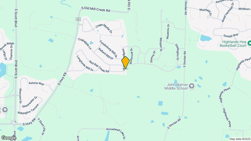 5604 Hodgsdon Mill Dr Map and Location Details