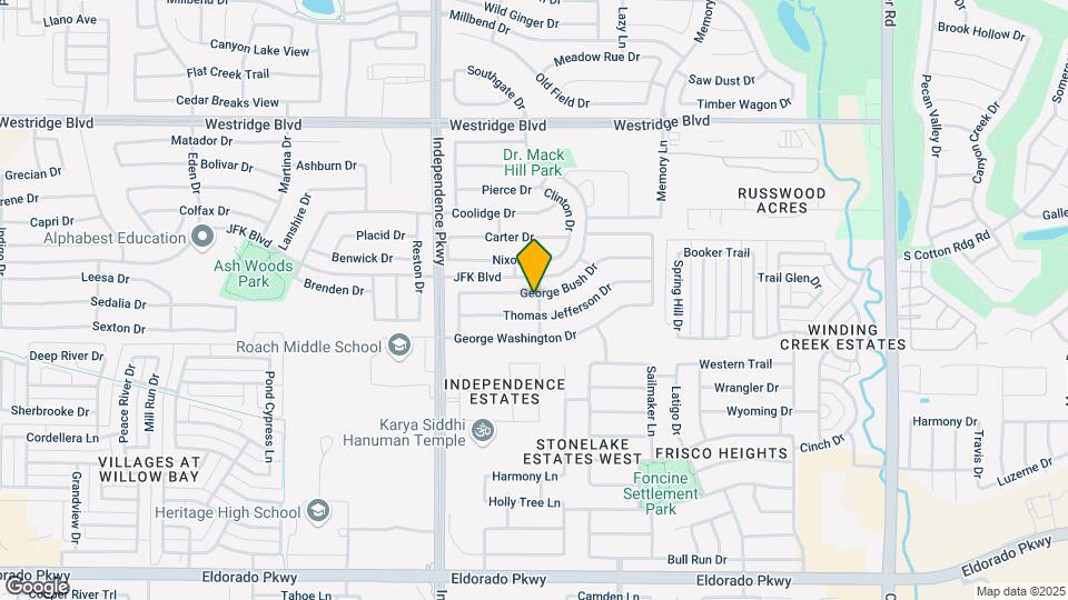 9901 George Bush Dr Map and Location Details