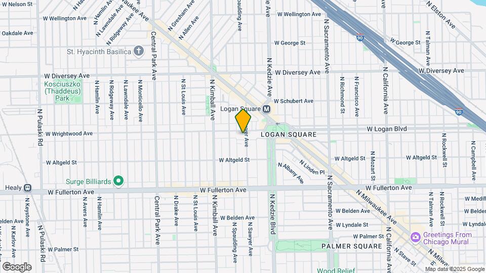 3257-3267 W. Wrightwood Ave Map and Location Details