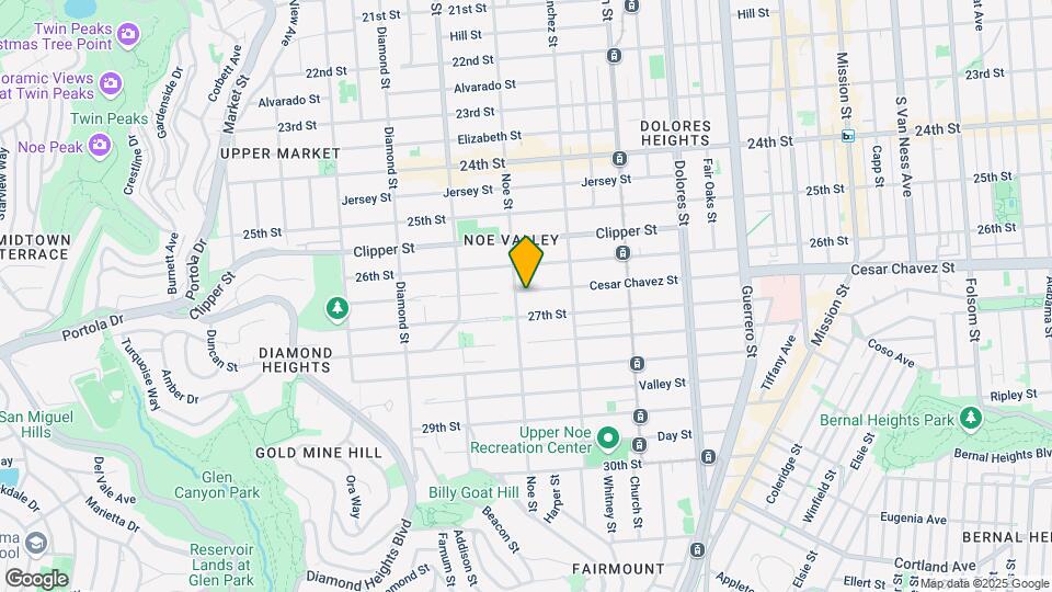 4095 Cesar Chavez Mapa y Detalles de la Ubicación