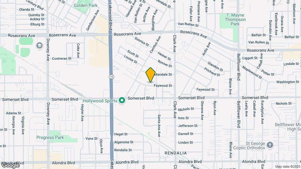 9267 Faywood St Map and Location Details