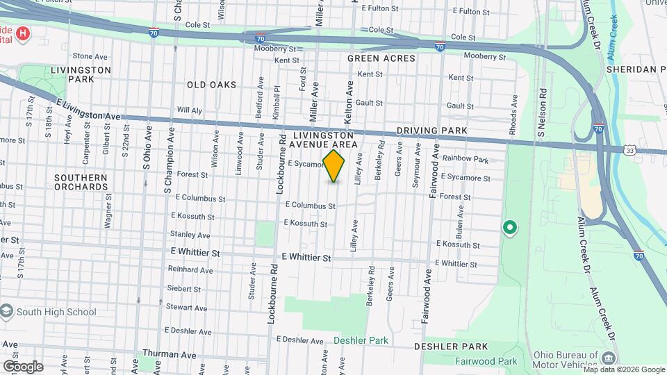 973 Kelton Ave Map and Location Details