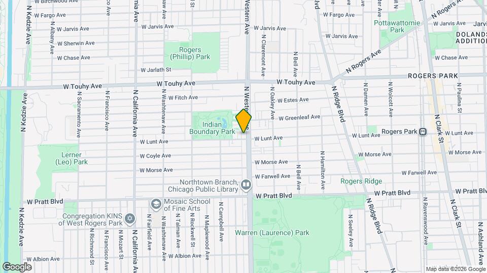 2408 W Lunt Ave Map and Location Details