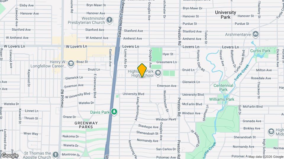 4325 Glenwick Ln Map and Location Details