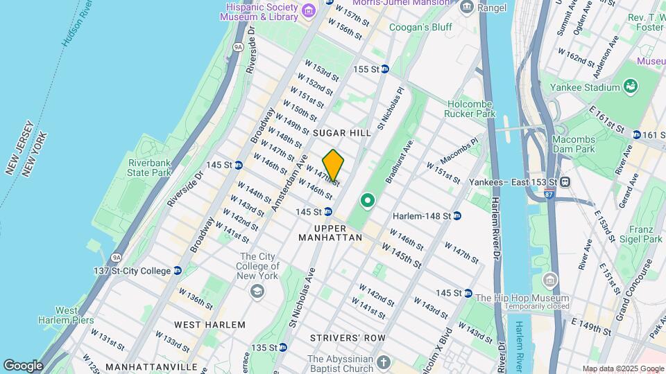 406 W 147th St Mapa y Detalles de la Ubicación