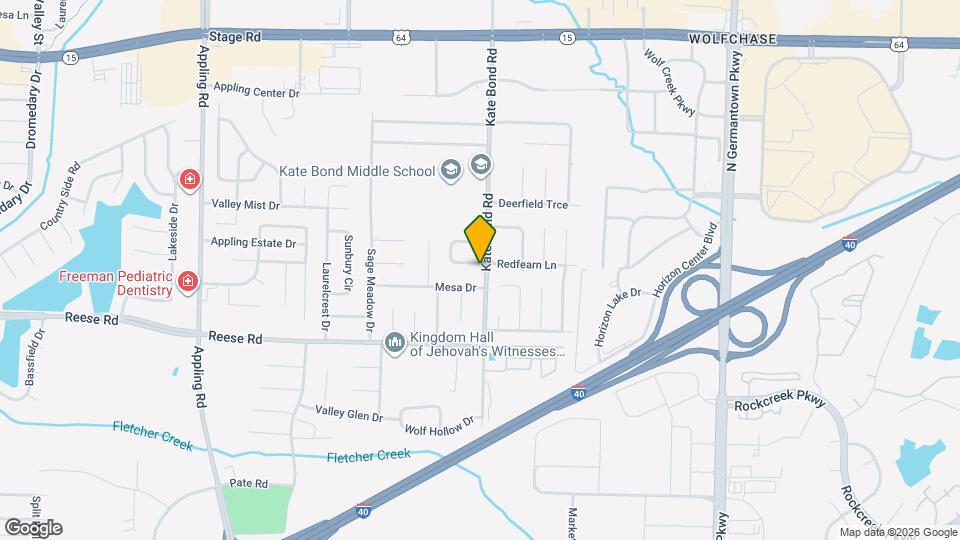 2605 Kate Bond Rd Map and Location Details