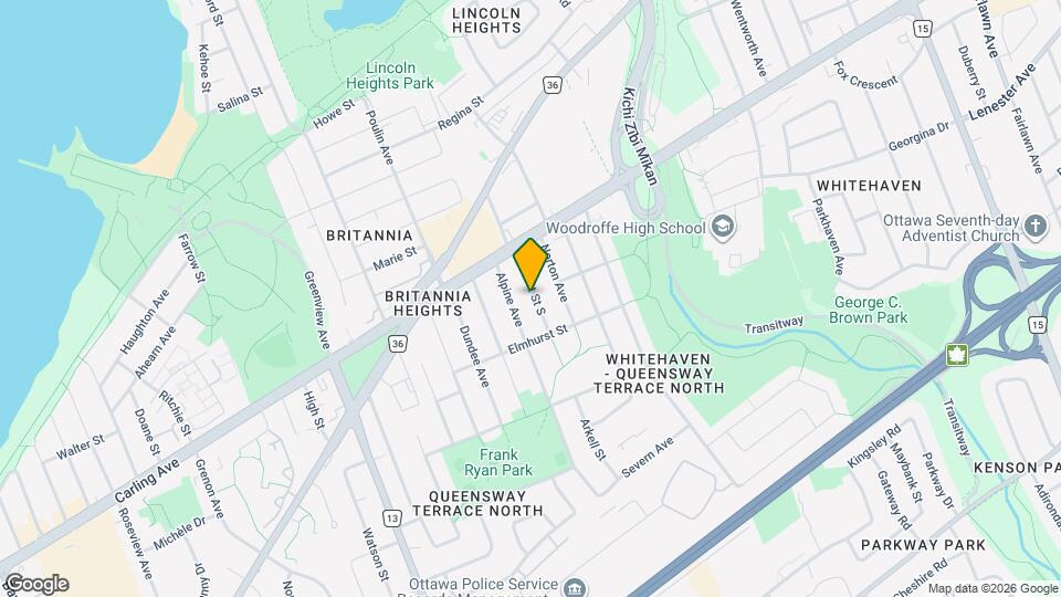 840 Forest St S Map and Location Details