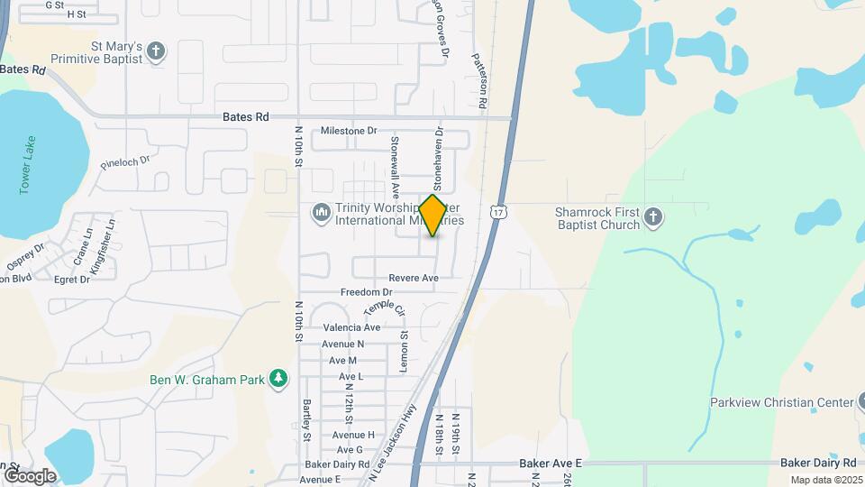 1125 Democracy Dr Map and Location Details