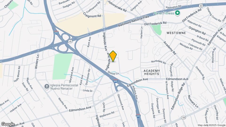 628 Ingleside Ave Mapa y Detalles de la Ubicación