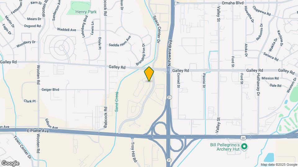 874 Grissom Dr. Map and Location Details