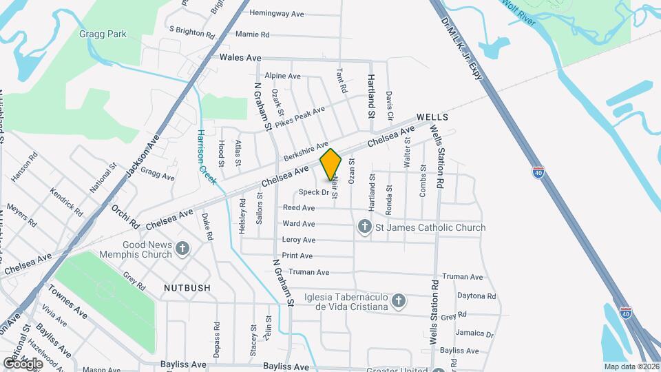 1721 McNair St Map and Location Details