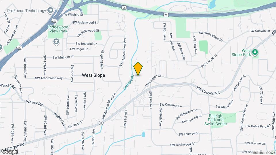 2890 SW 89th Ave Map and Location Details