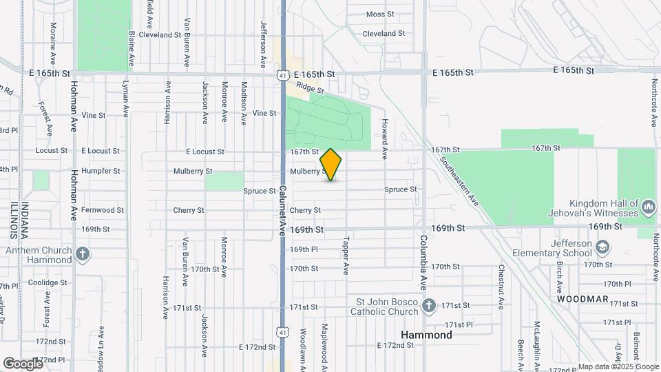 921 Spruce St Map and Location Details