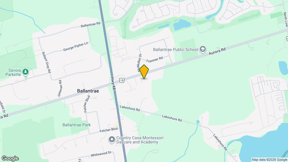 5373 Aurora Rd Map and Location Details