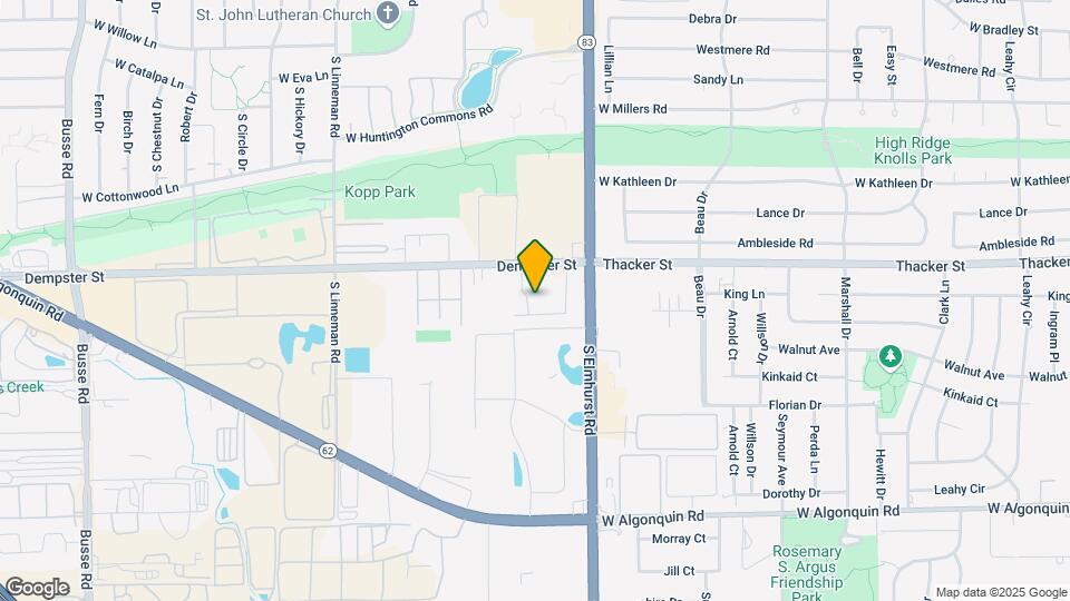 341 W Hawthorne Cir Map and Location Details