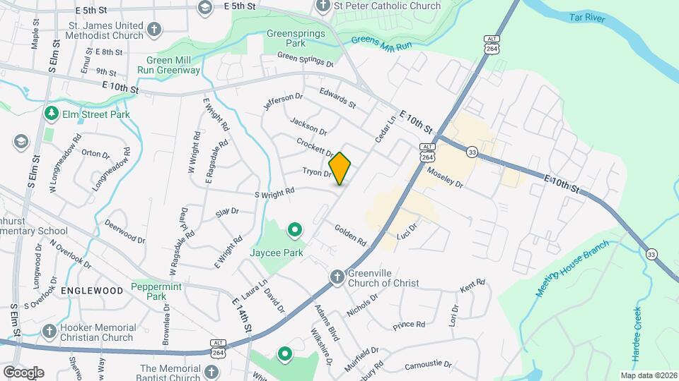 1504 Cedar Ln Map and Location Details