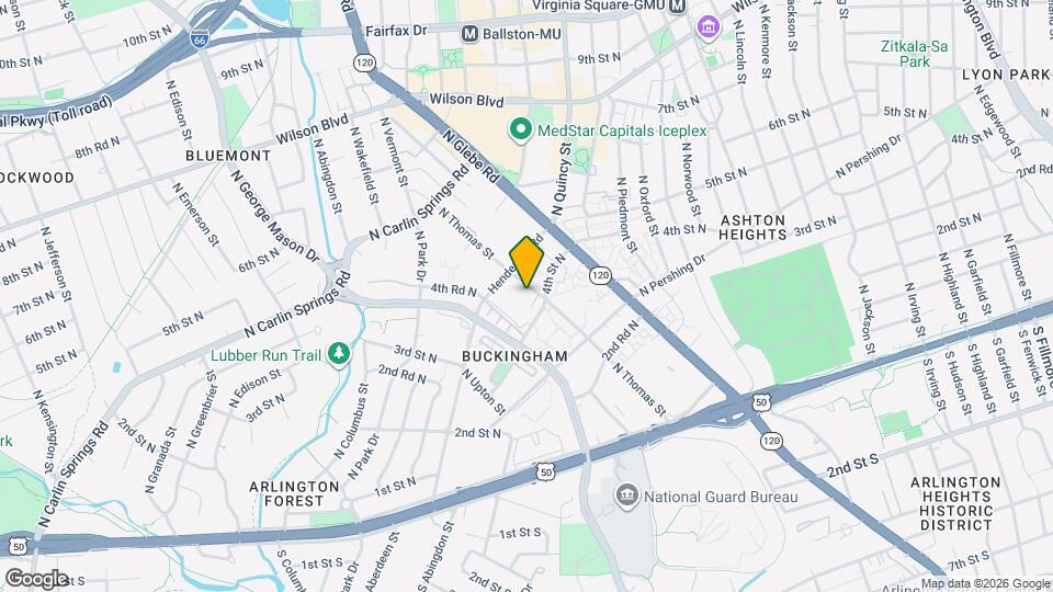 402 N Thomas St Map and Location Details