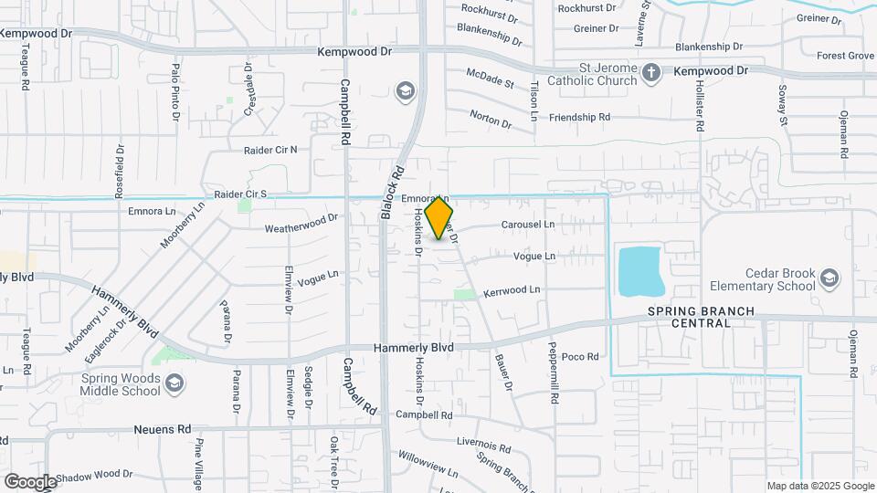 2302 Hoskins Dr Map and Location Details