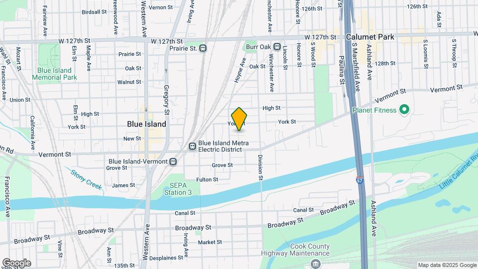 13027 Seeley Ave-Unit -3 Map and Location Details