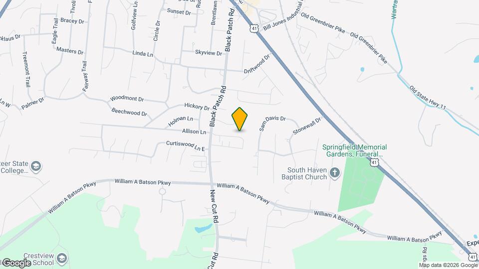 1134 Javier Dr Map and Location Details