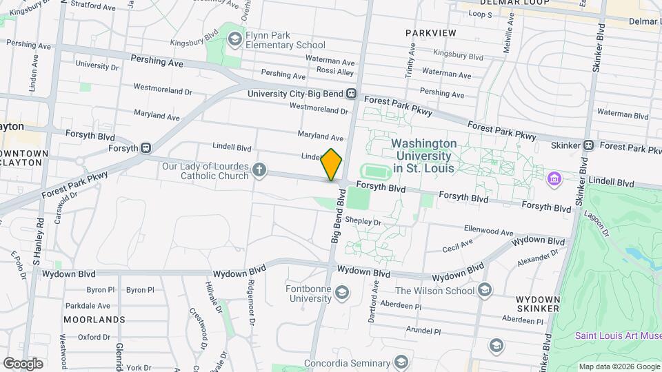 7012 Forsyth Blvd, Unit 3W Map and Location Details