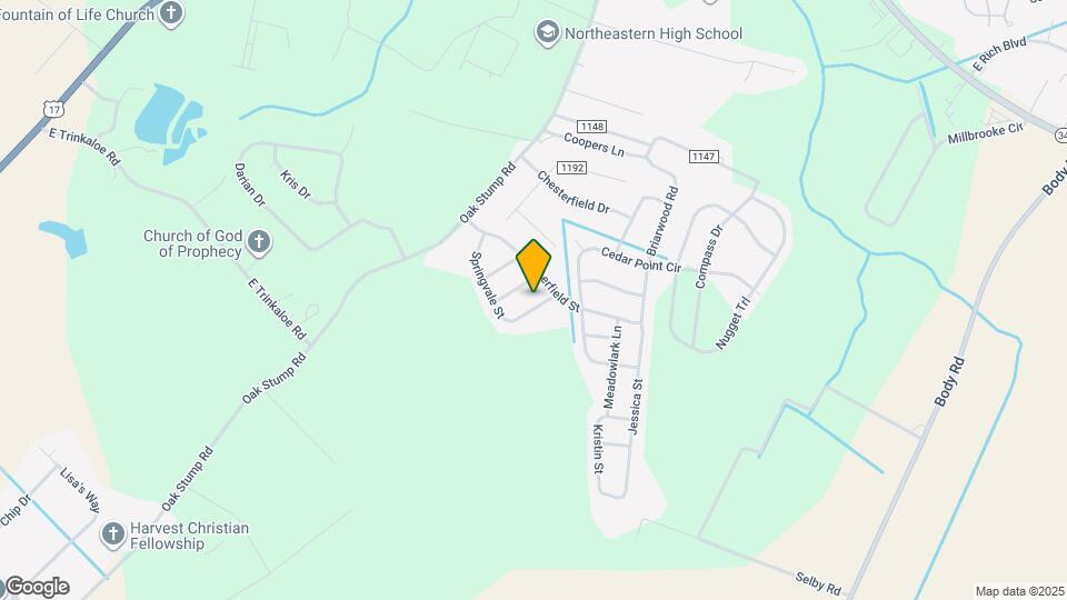 207 Springvale St Map and Location Details