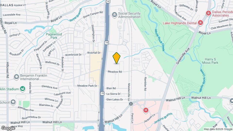 8095 Meadow Rd Map and Location Details