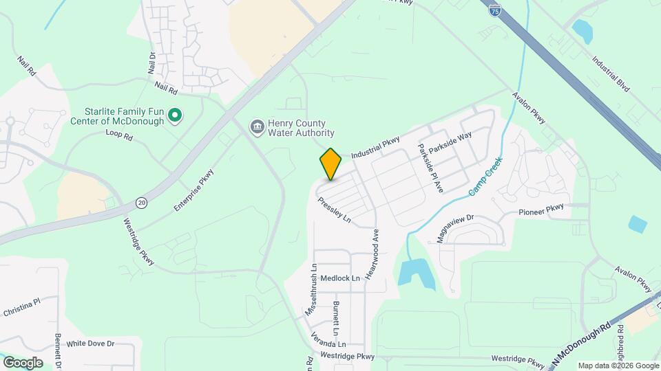 1525 Pressley Ln Map and Location Details