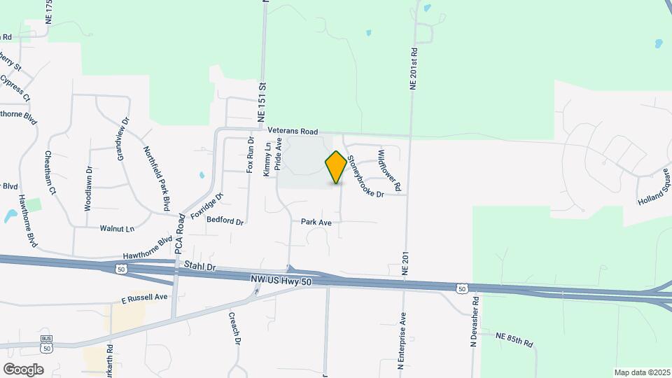 1208 Pebblecreek Dr Map and Location Details