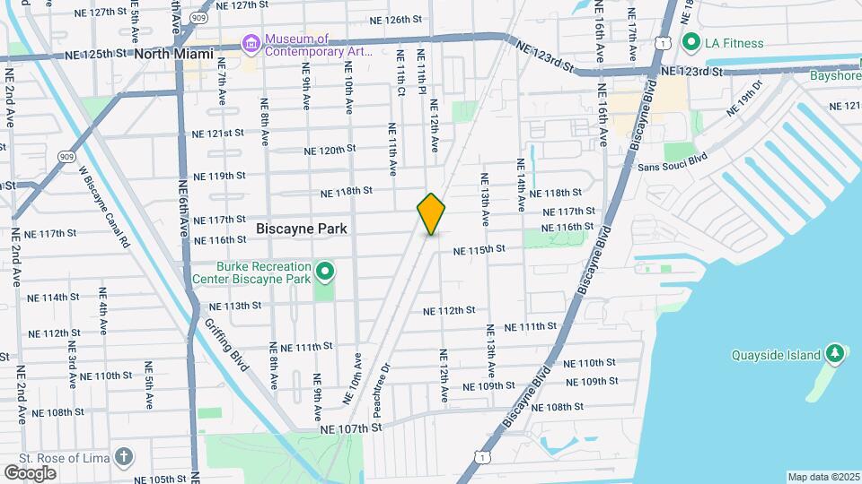 11530 NE 12th Ave Map and Location Details