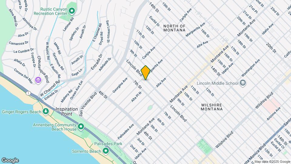 516 Lincoln Blvd Map and Location Details