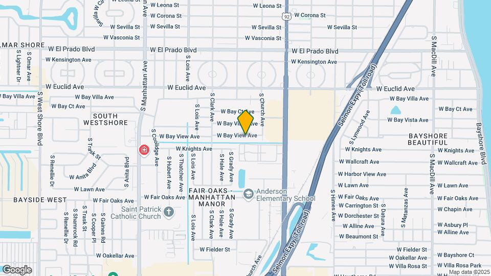 3912 W Bay View Ave Map and Location Details