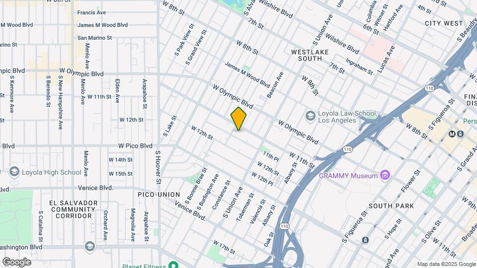 1663 W 11th Pl Mapa y Detalles de la Ubicación