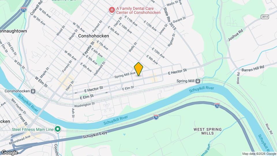 624 E Hector St Map and Location Details