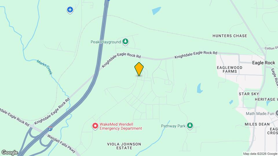 1581 Wendell Valley Blvd Map and Location Details