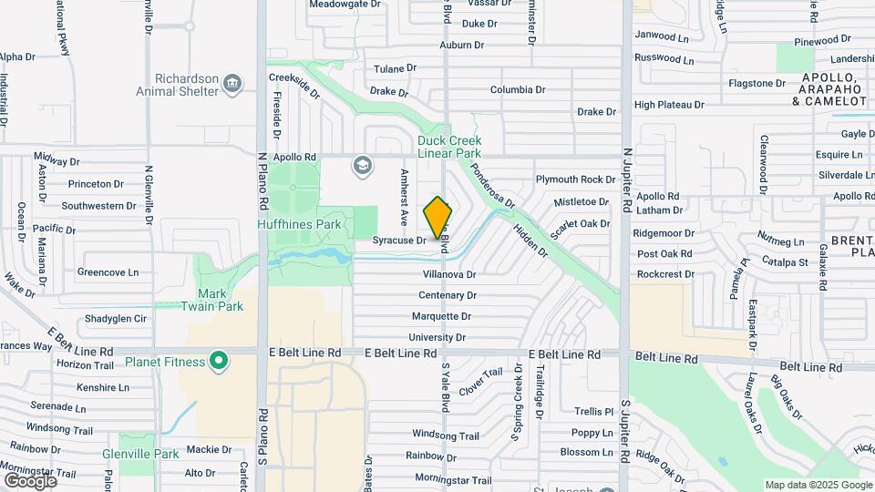 1712 Syracuse Dr Map and Location Details
