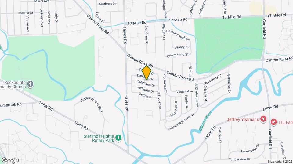 15353 Dominique Dr Mapa y Detalles de la Ubicación