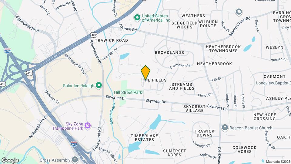 2420 Hill St Map and Location Details