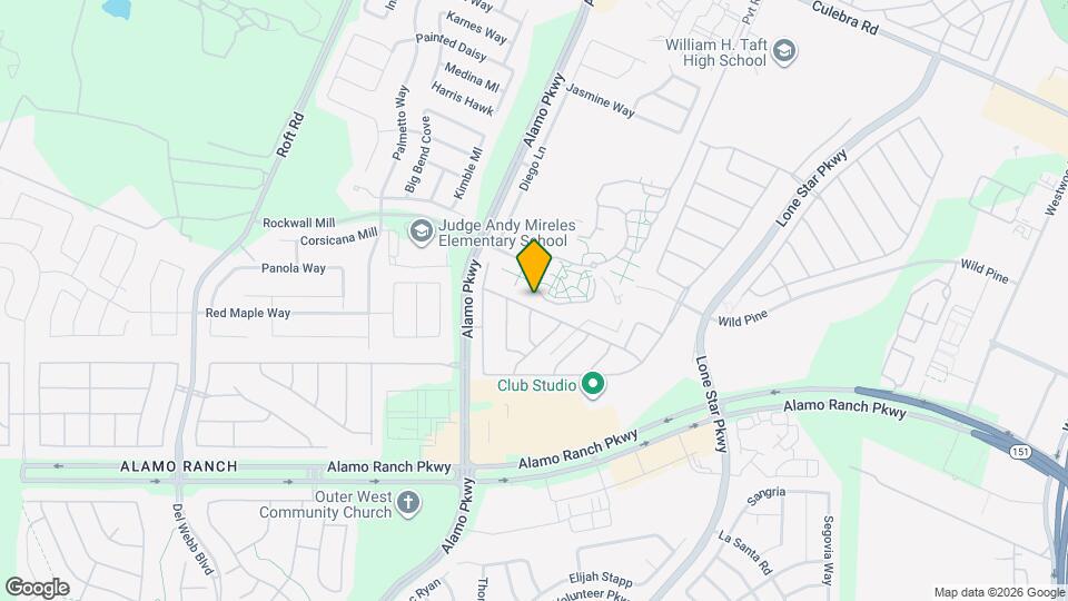 12203 Presidio Path Map and Location Details