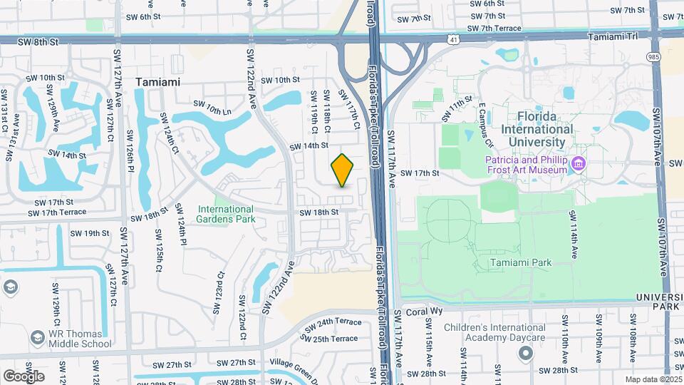 11795 SW 18th St Map and Location Details
