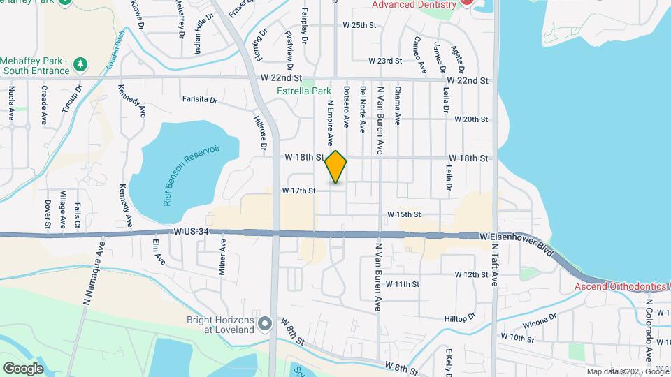 1704 N Empire Ave Map and Location Details