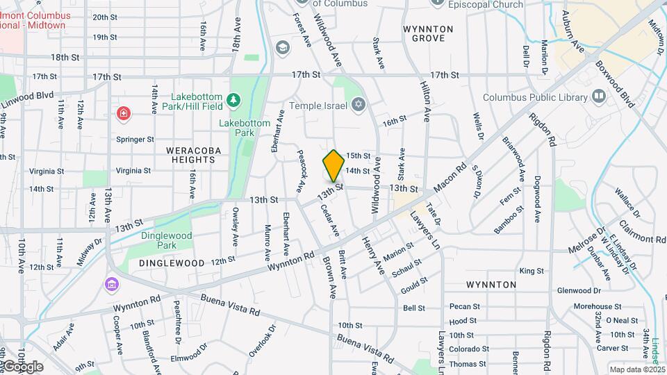 2135 13th St Map and Location Details