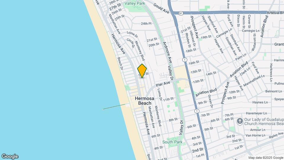 1506 Palm Dr Mapa y Detalles de la Ubicación