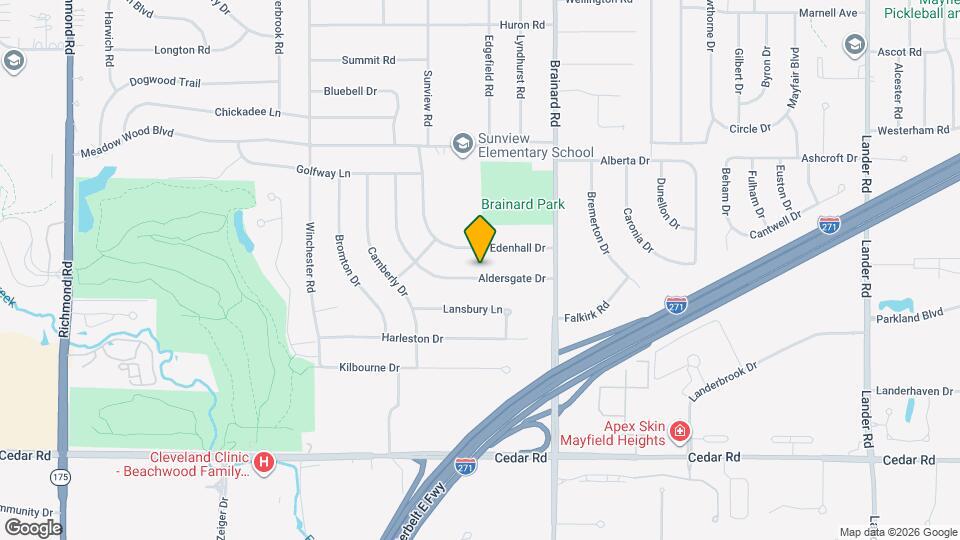 2021 Aldersgate Dr Map and Location Details