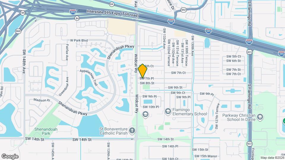 13530 SW 7th Pl Map and Location Details